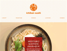 Tablet Screenshot of ichibansushi.com.sg